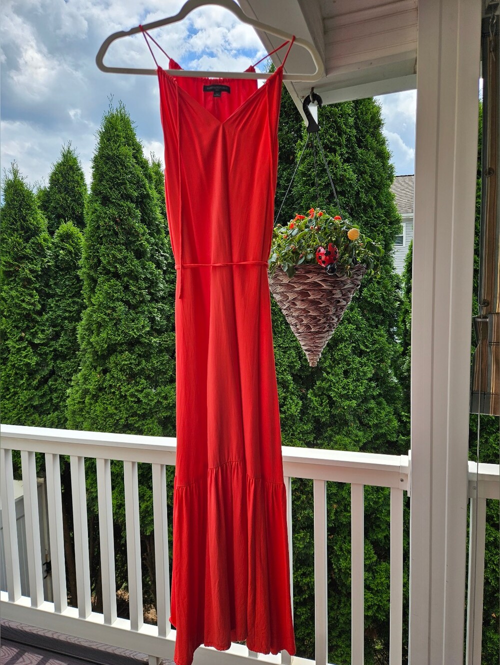 Banana Replublic Factory.Sleeveless Maxi Dress in Orange.